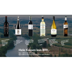 Duero Floden - Blandet vinkasse fra Ribera del Duero, Toro & Rueda